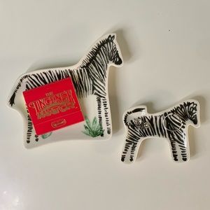 Ceramic Zebra 🦓 Trinket Tray Set by Paper Destiny
